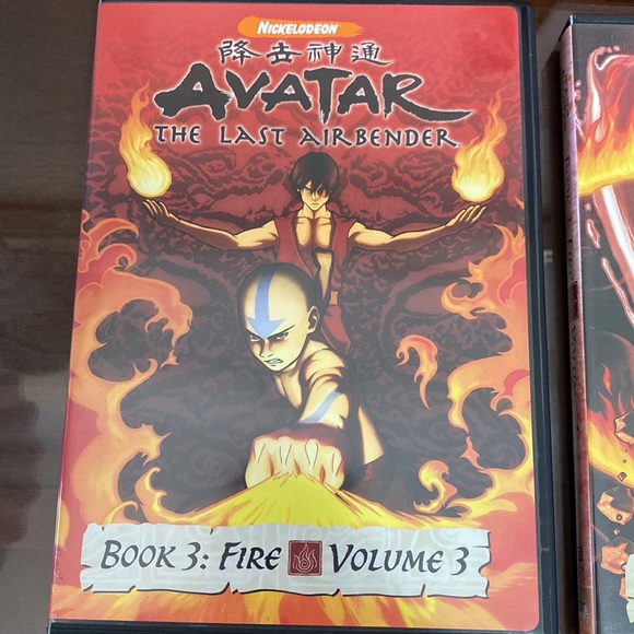 Avatar The Last Airbender DVD Book 3 Fire Volumes 1 - 4 Set Nickelodeon - Picture 4 of 13